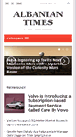 Mobile Screenshot of albaniantimes.com